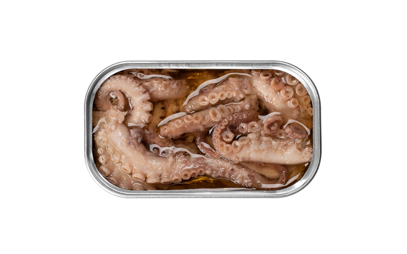 Octopus in Olive Oil with Garlic