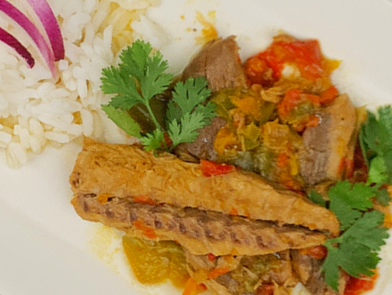 Mackerel Fillets in Moqueca Sauce