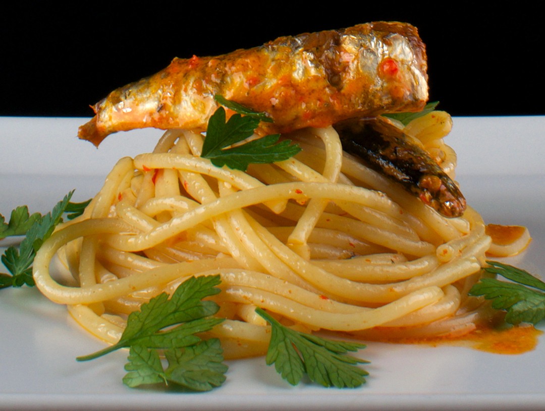 Small Sardines in Brava Sauce
