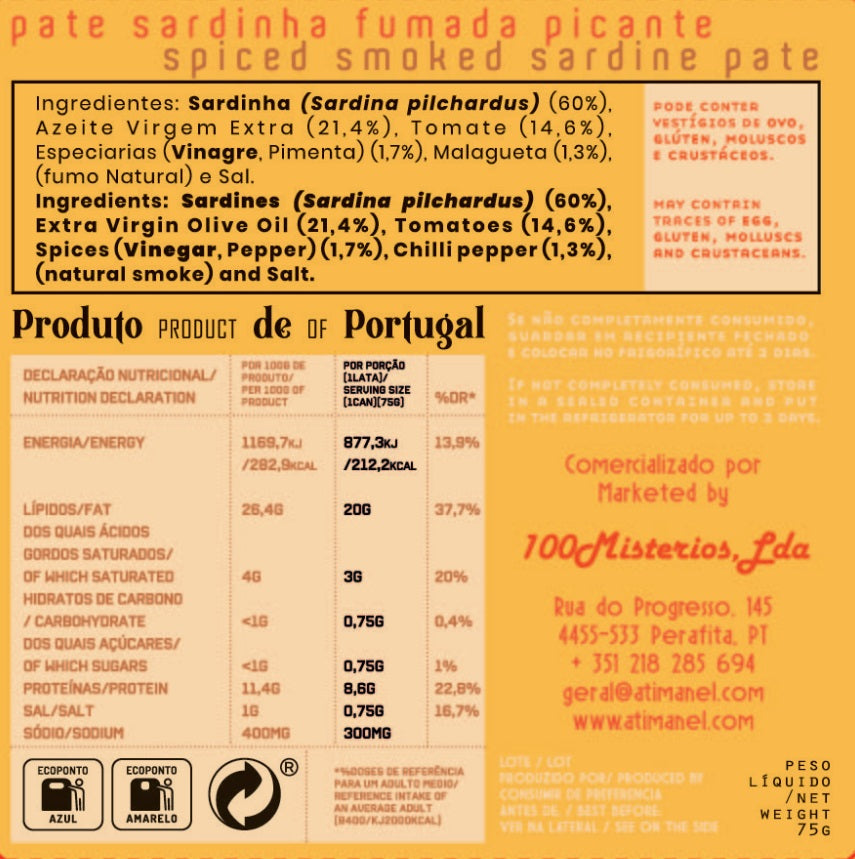 Spicek Smoked Sardine Pâté
