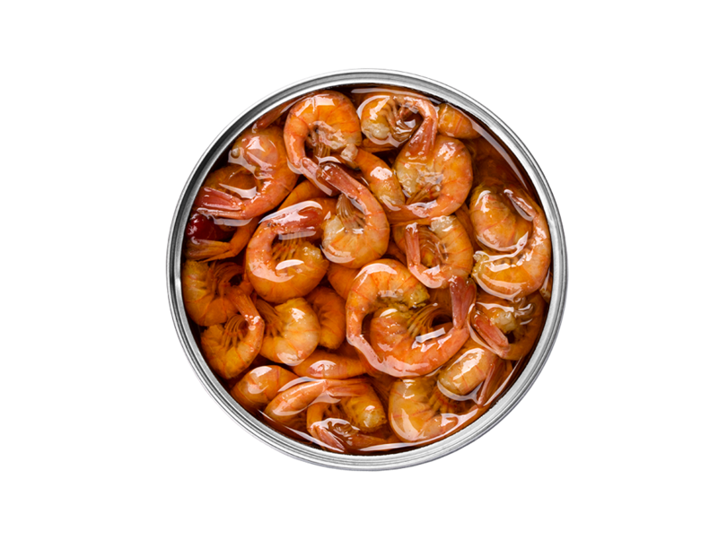 Spicy Wild Shrimp with Garlic in Olive Oil