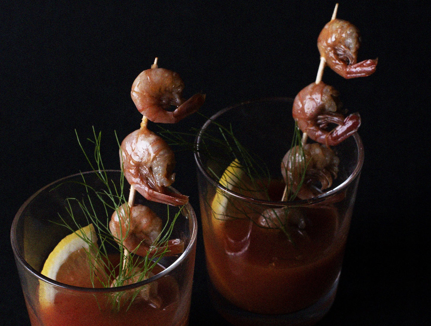 Spicy Wild Shrimp with Garlic in Olive Oil