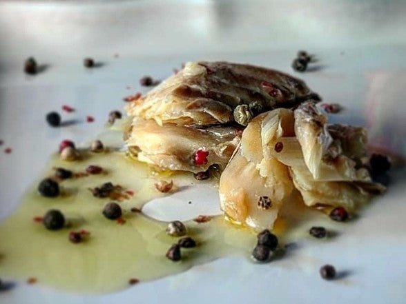 Codfish in Olive Oil and Garlic
