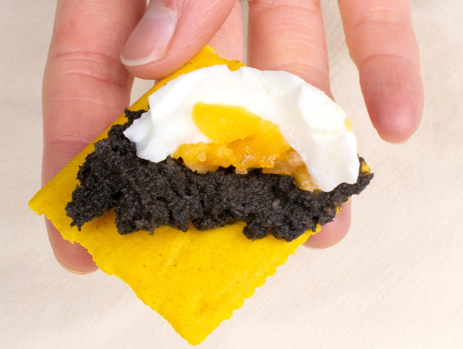 Cuttlefish Pâté with Ink and Shrimp