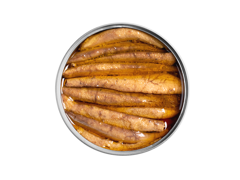 Mackerel Roes in Spicy Olive Oil