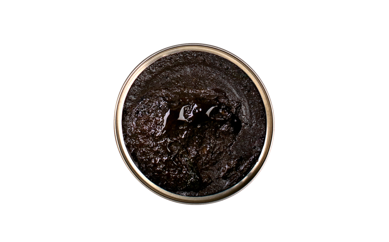 Cuttlefish Pâté with Ink and Shrimp