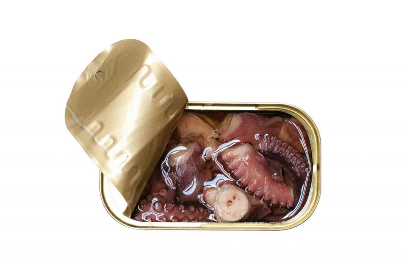 Octopus in Olive Oil with piri-piri