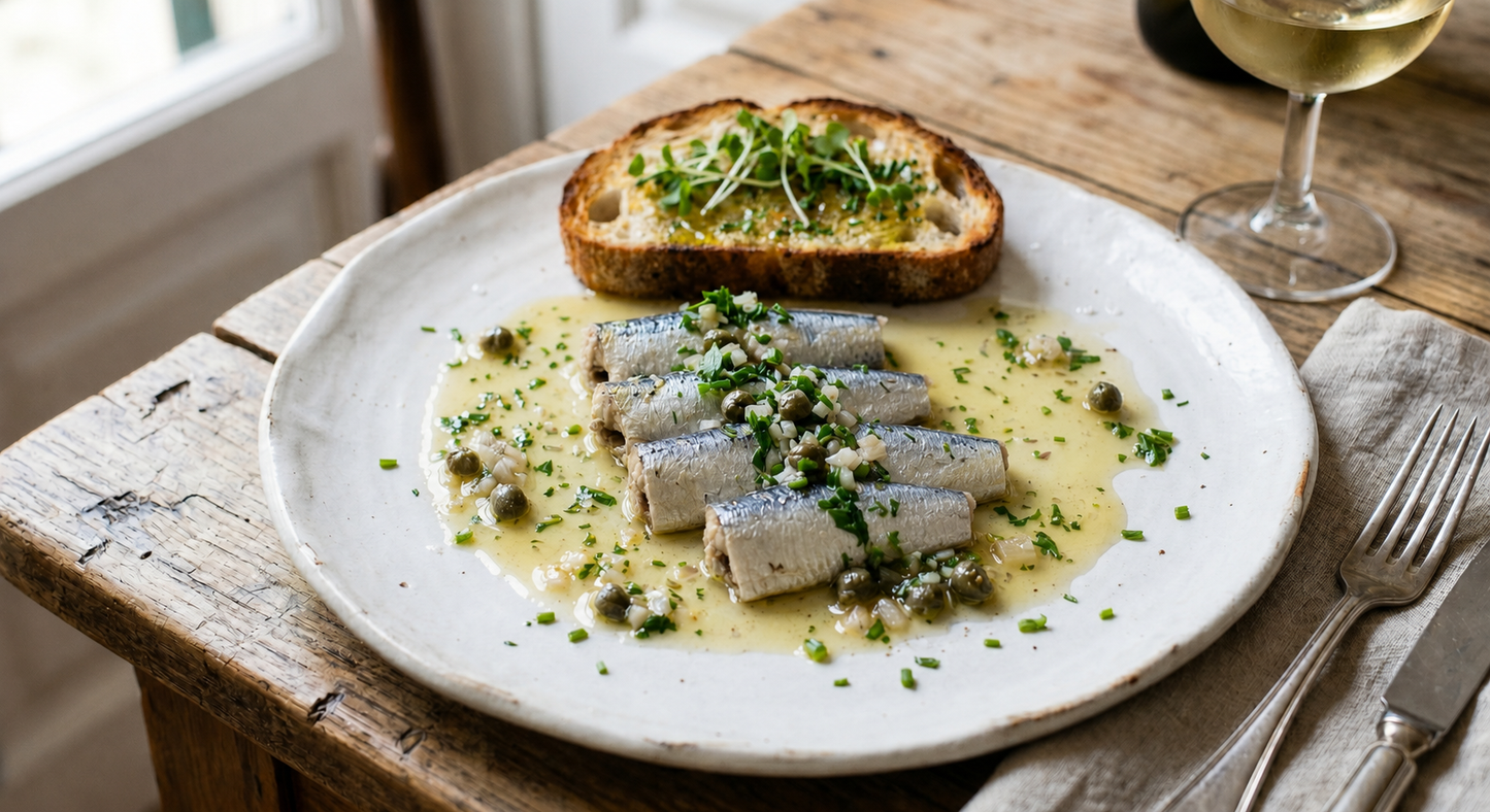 Sardelline in Salsa Ravigote