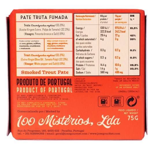 Patê de Truta Fumada