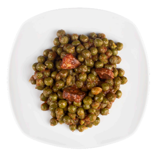 Green Peas with chorizo